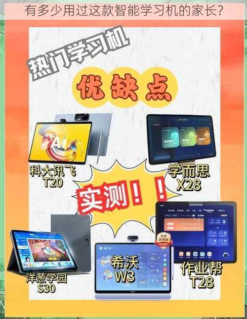 有多少用过这款智能学习机的家长?